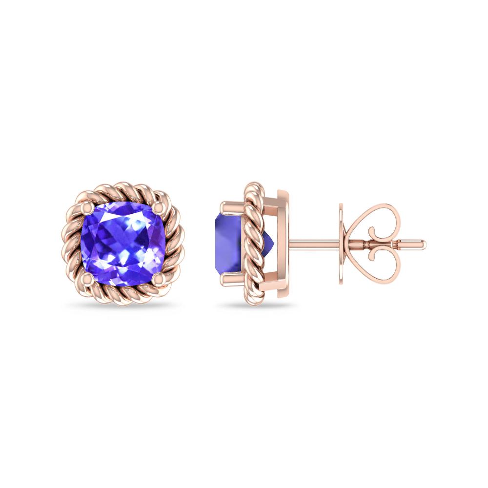 Rose Gold - Tanzanite