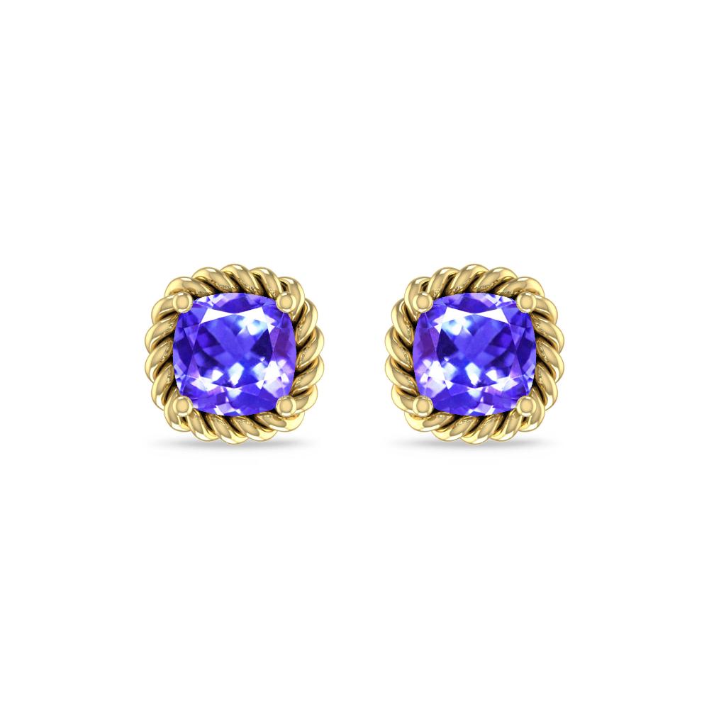Yellow Gold - Tanzanite