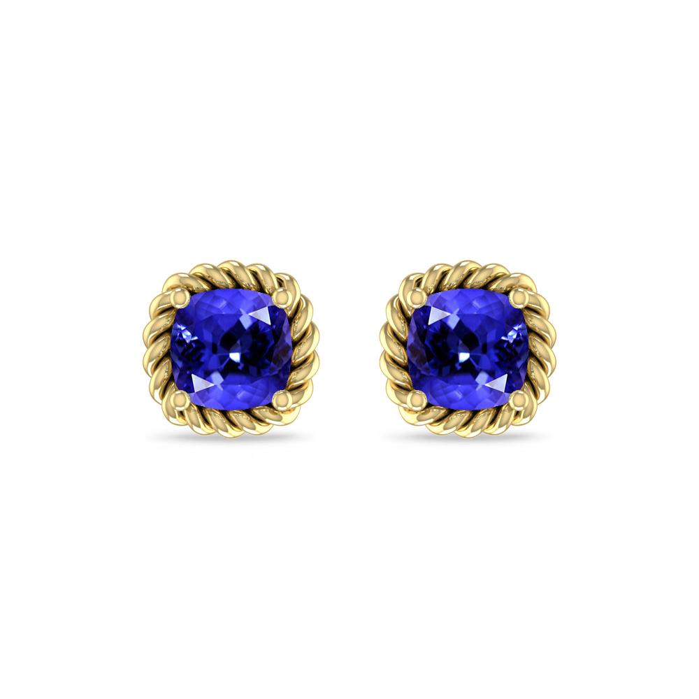 Yellow Gold - Tanzanite