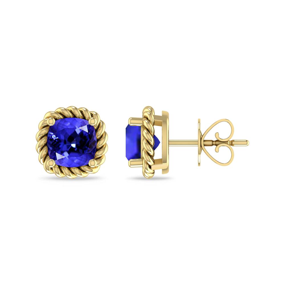 Yellow Gold - Tanzanite