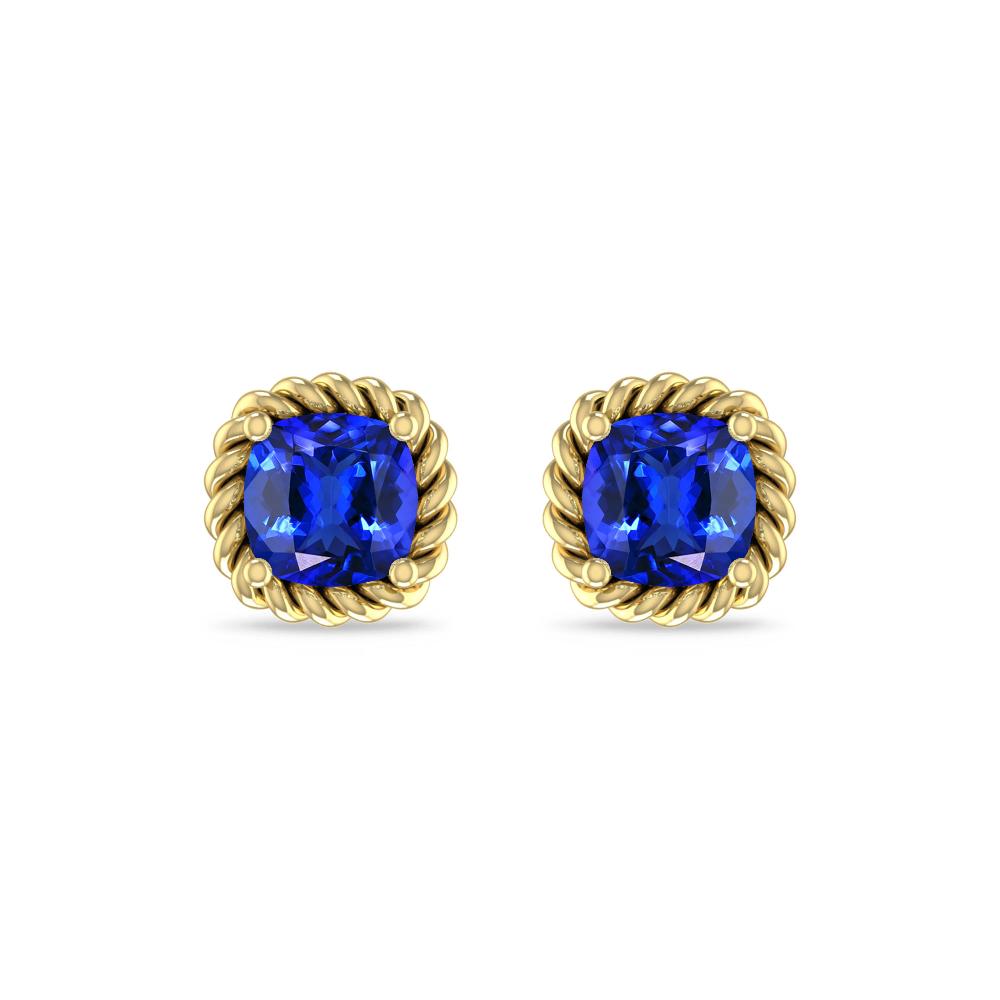 Yellow Gold - Tanzanite