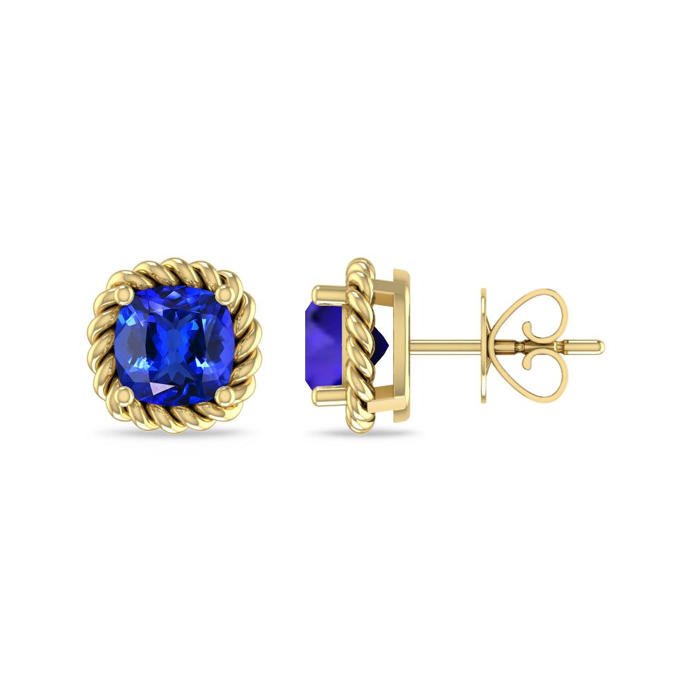Yellow Gold - Tanzanite