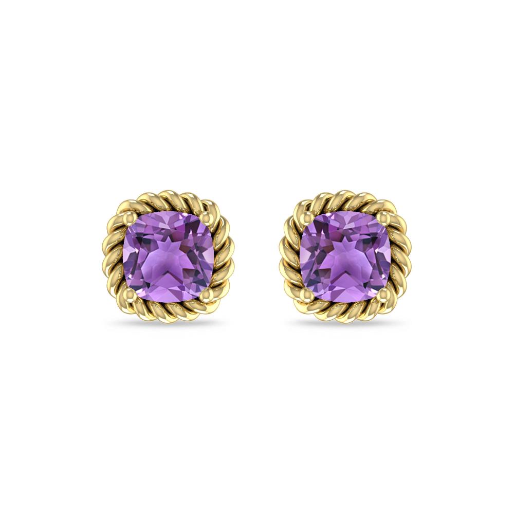 Yellow Gold - Amethyst