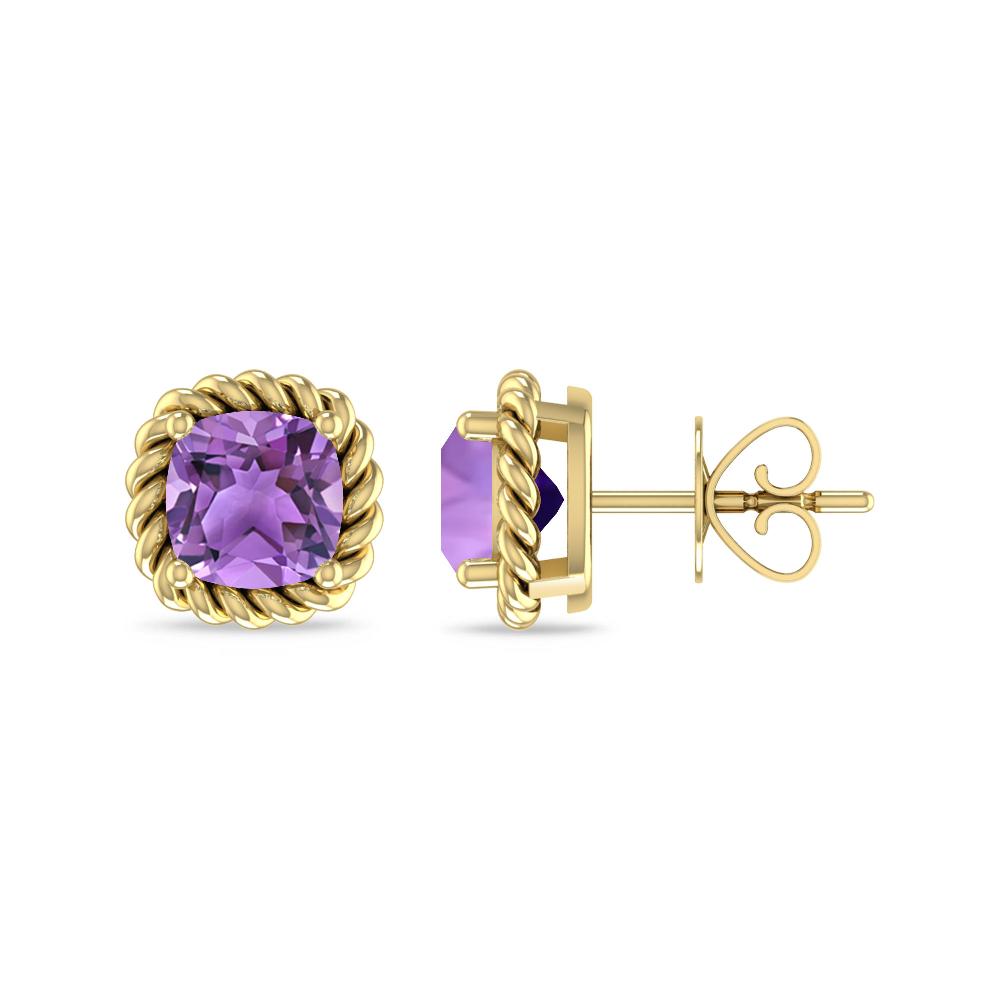 Yellow Gold - Amethyst
