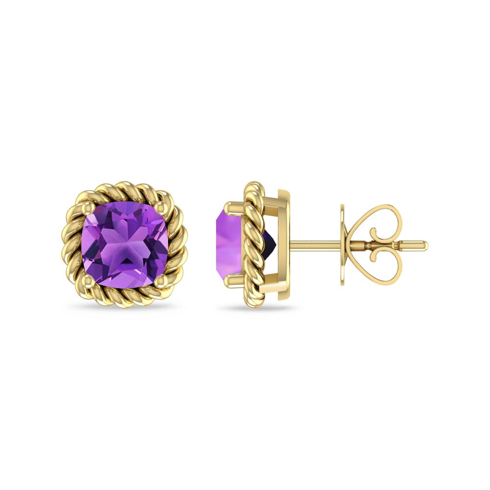 Yellow Gold - Amethyst