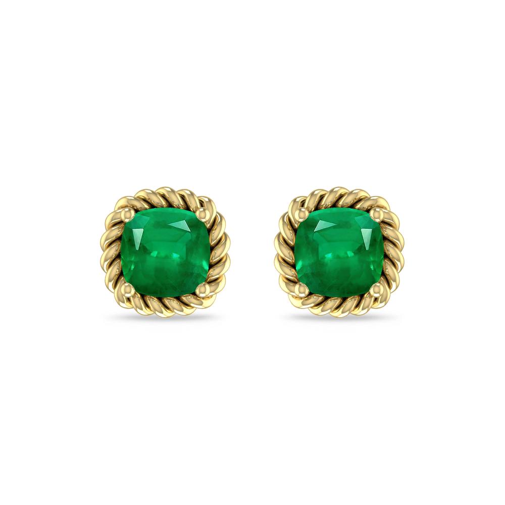 Yellow Gold - Emerald