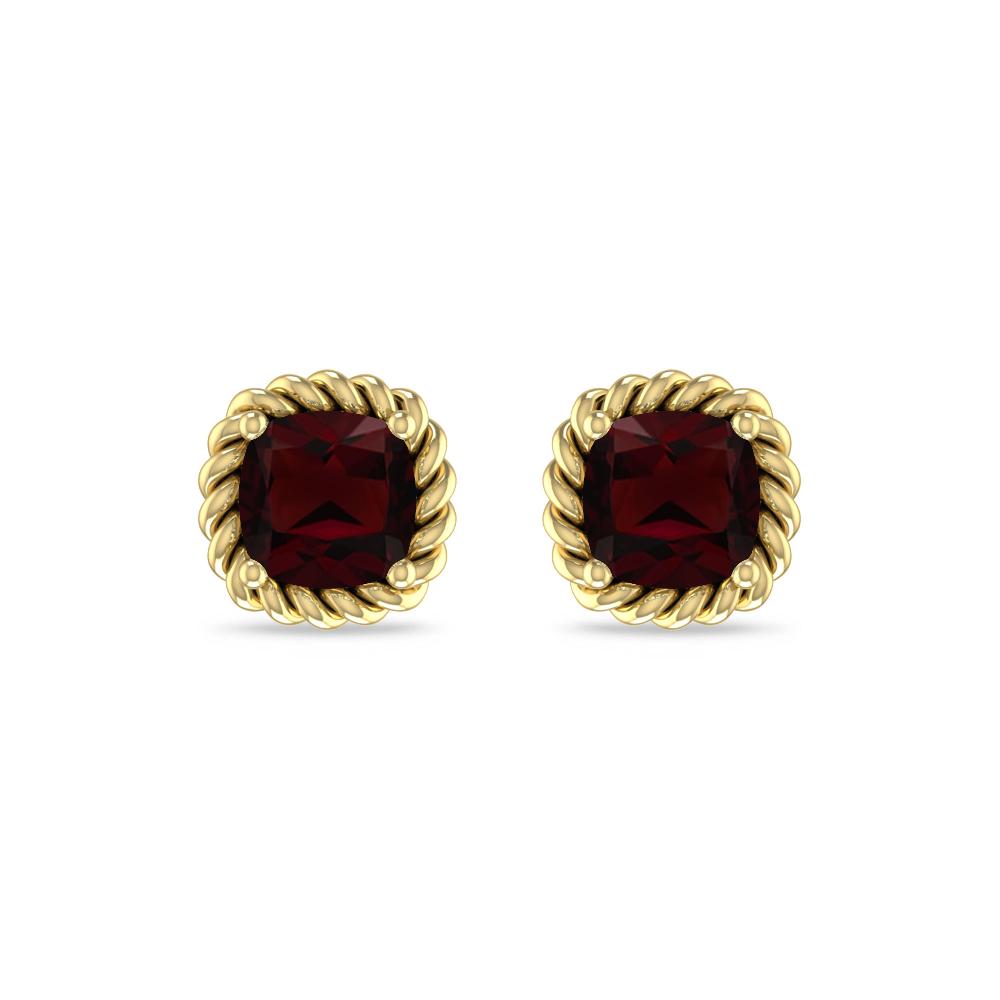 Yellow Gold - Garnet