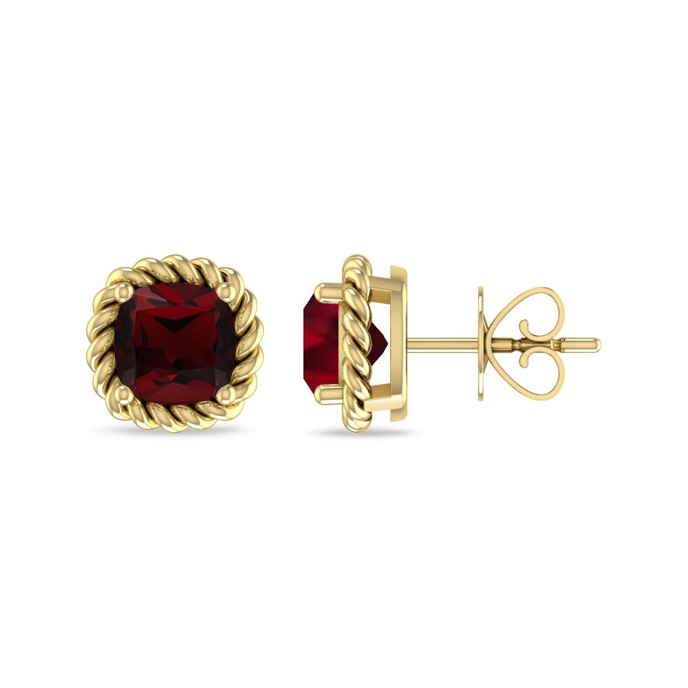 Yellow Gold - Garnet