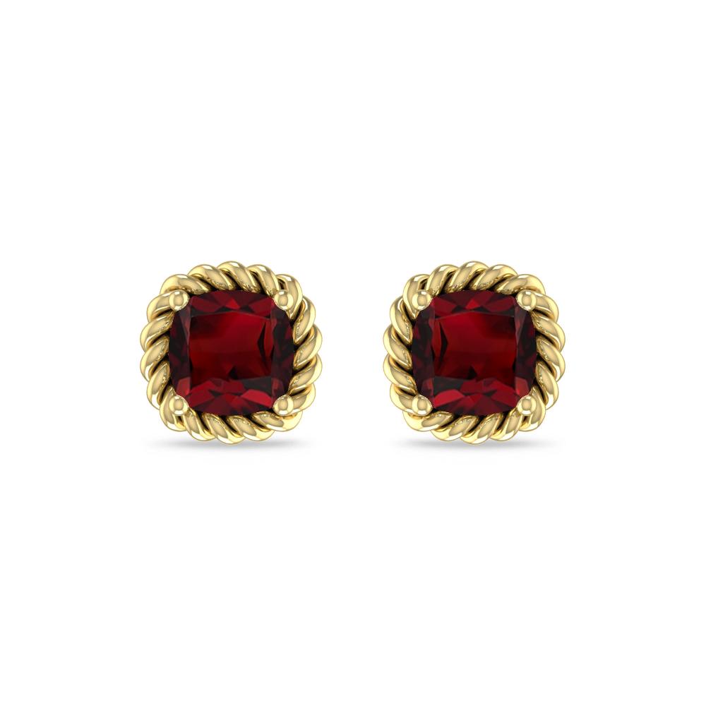 Yellow Gold - Garnet