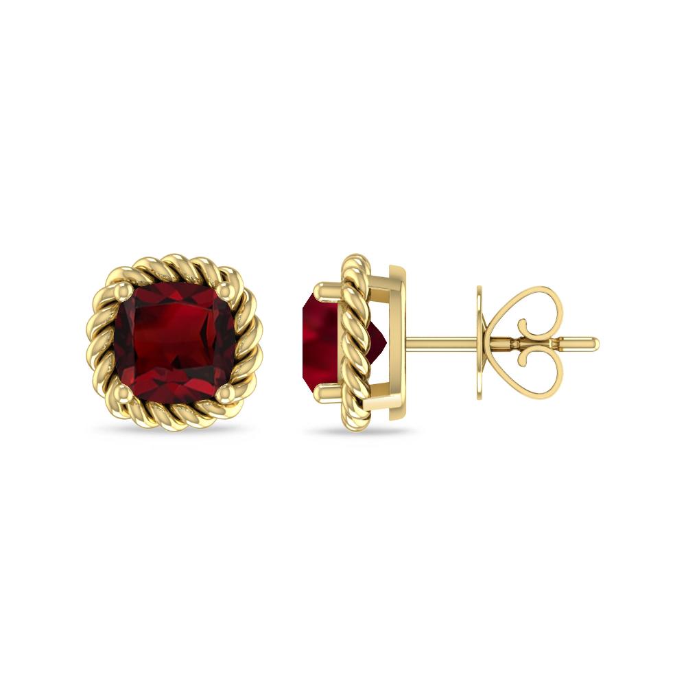 Yellow Gold - Garnet