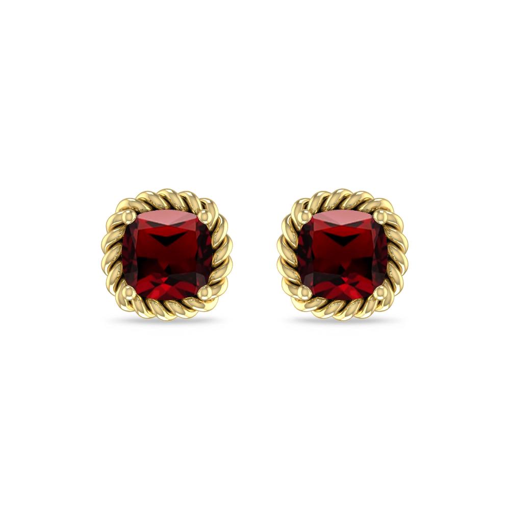Yellow Gold - Garnet