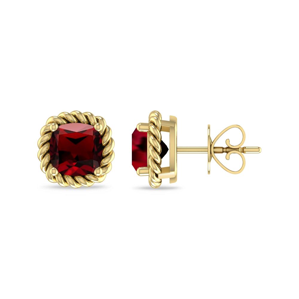 Yellow Gold - Garnet