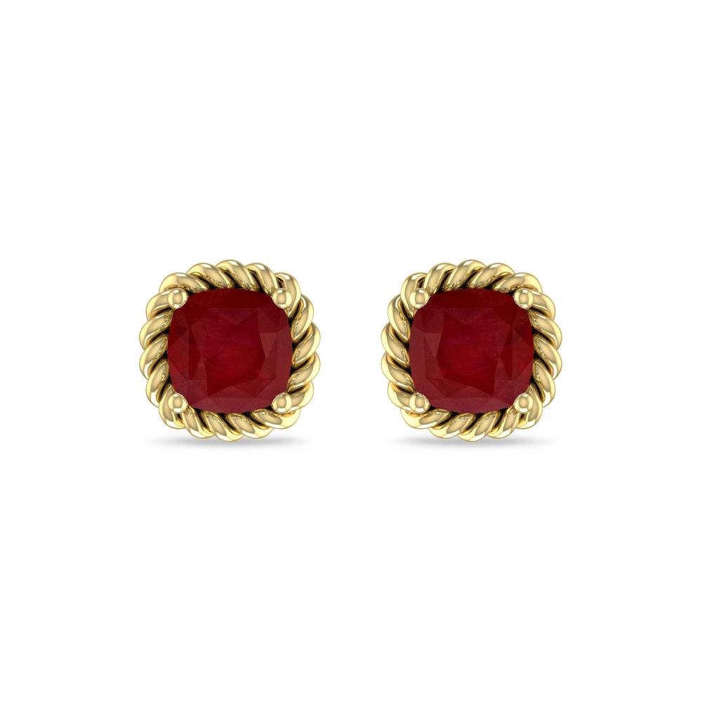 Yellow Gold - Ruby