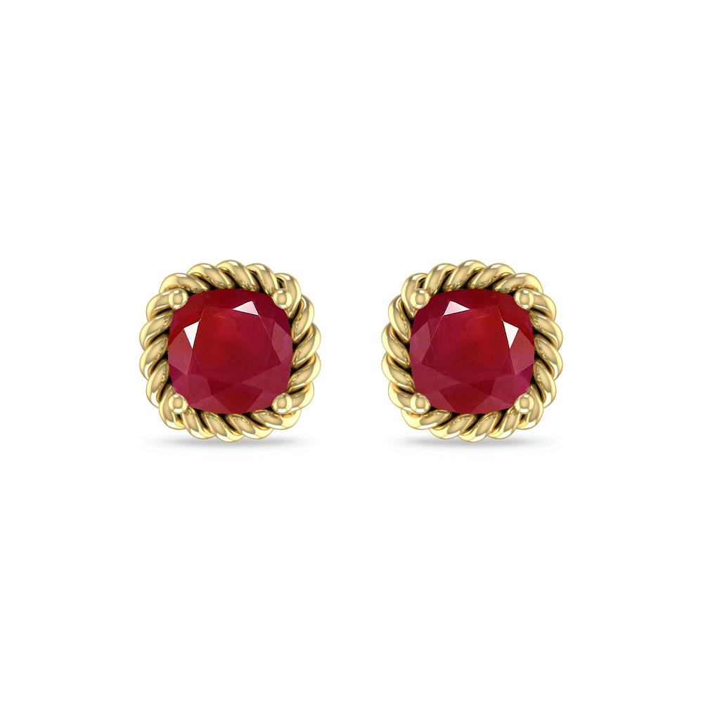 Yellow Gold - Ruby