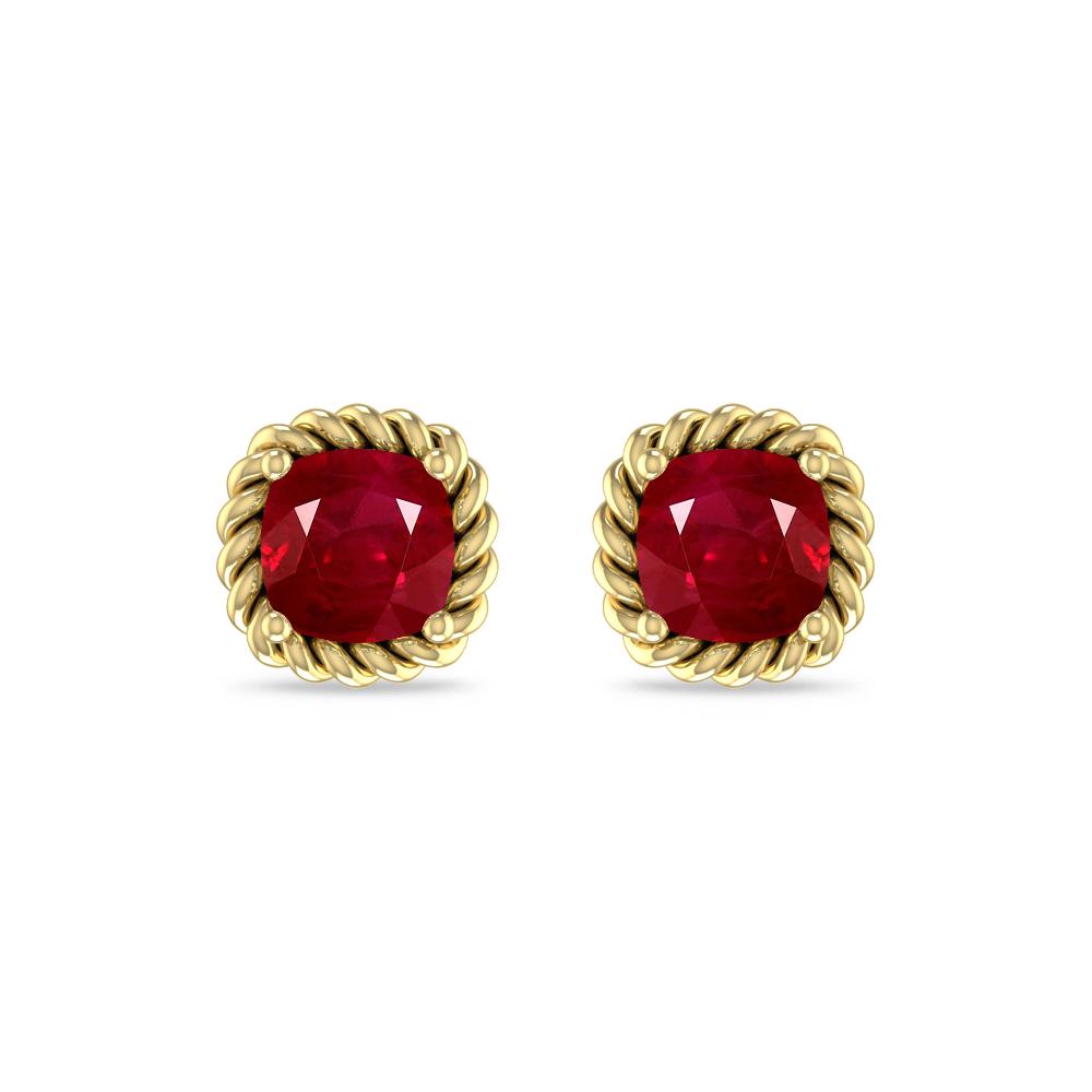Yellow Gold - Ruby
