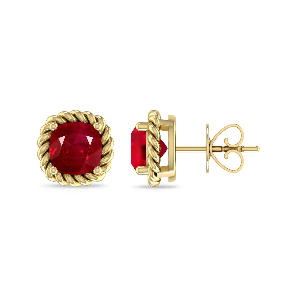 Yellow Gold - Ruby