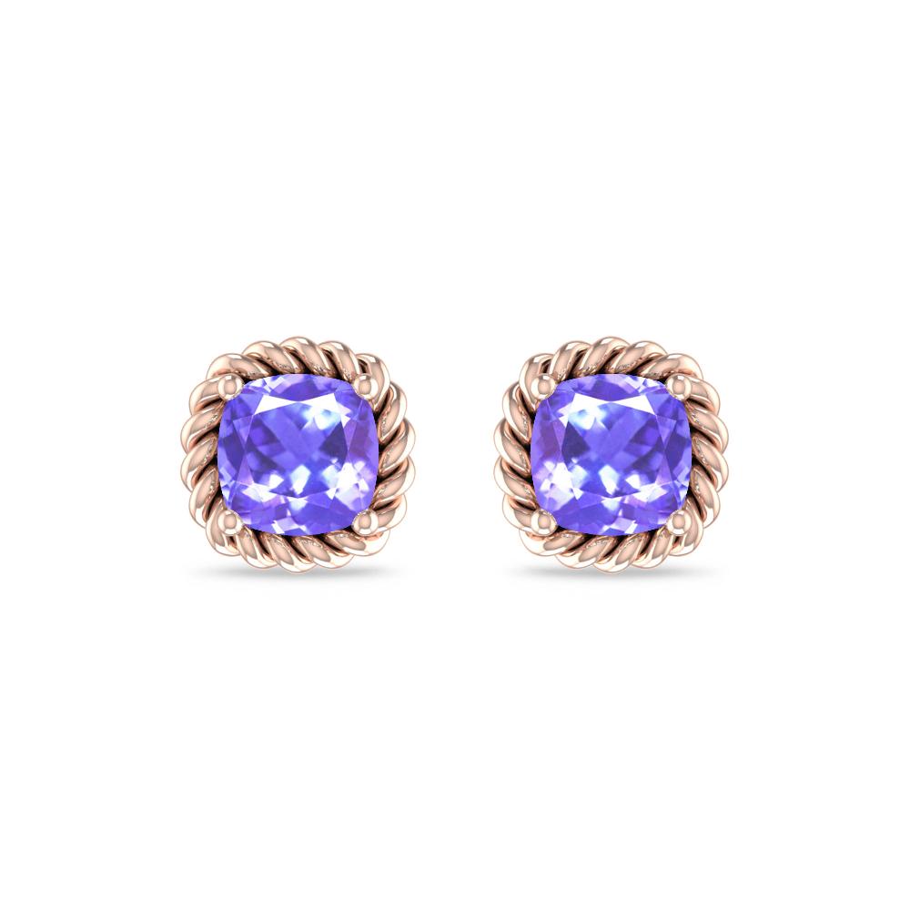 Rose Gold - Tanzanite