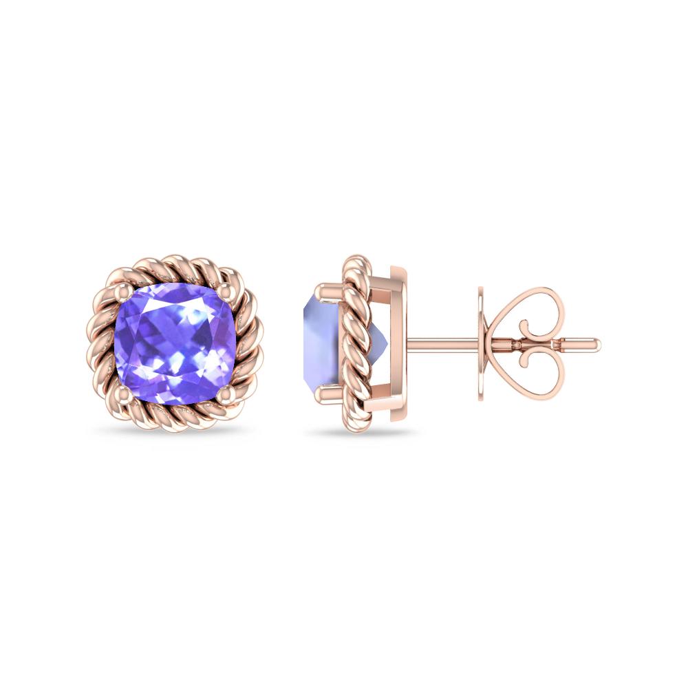 Rose Gold - Tanzanite