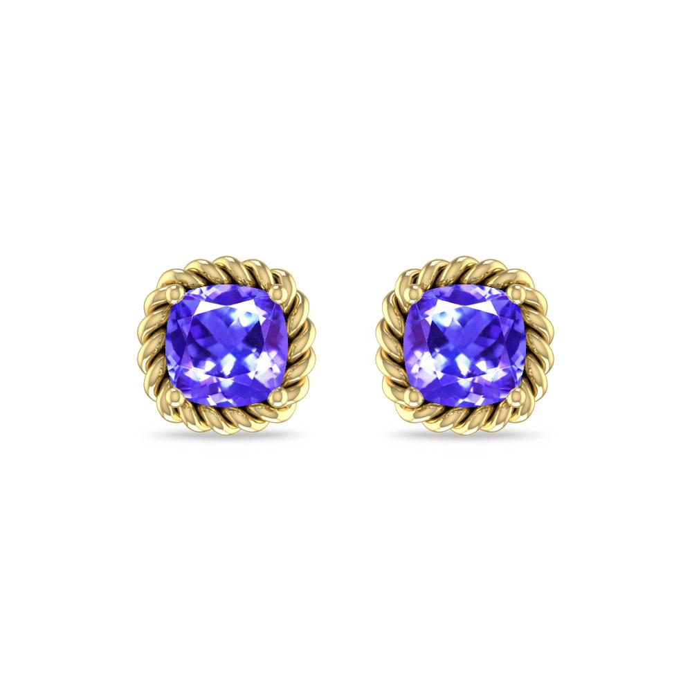 Yellow Gold - Tanzanite