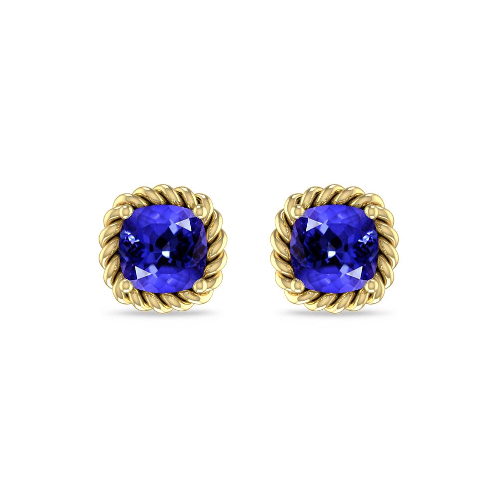 Yellow Gold - Tanzanite