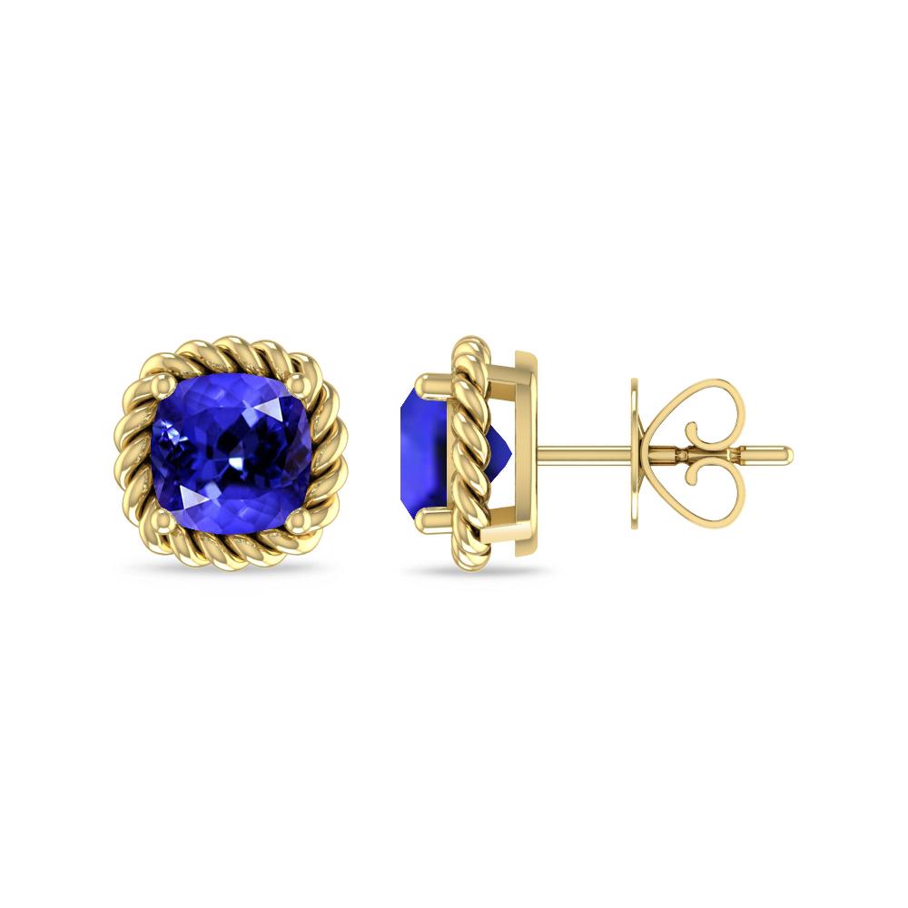 Yellow Gold - Tanzanite