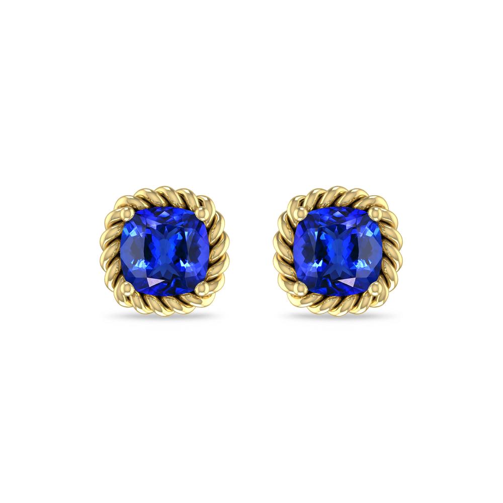 Yellow Gold - Tanzanite