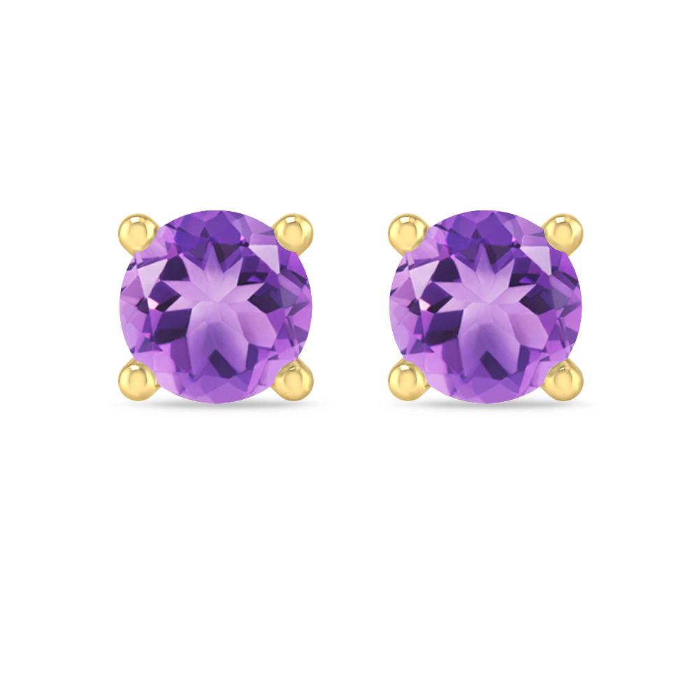 Yellow Gold - Amethyst