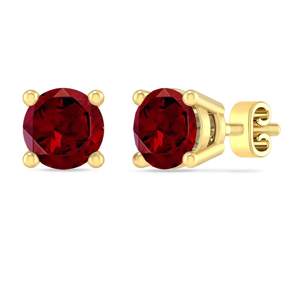 Yellow Gold - Garnet