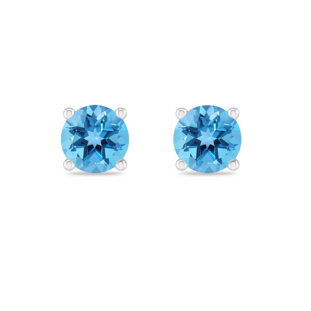 White Gold - Blue Topaz