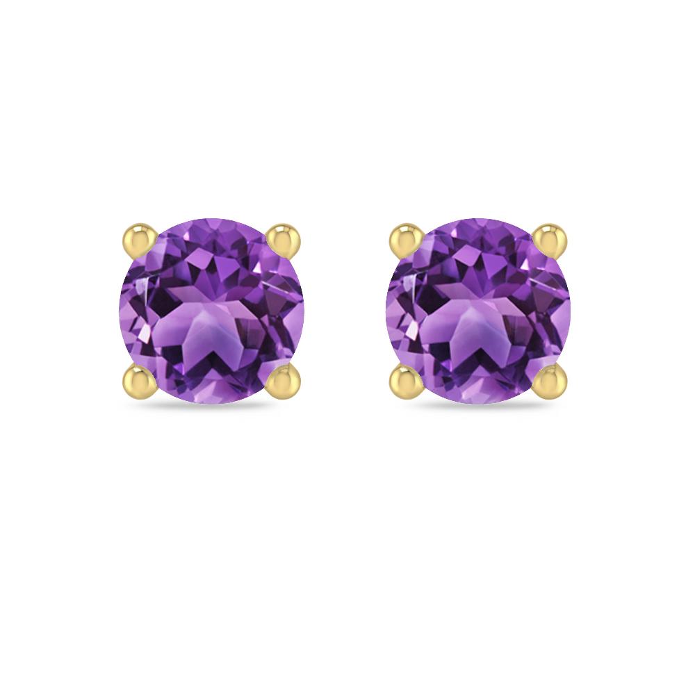 Yellow Gold - Amethyst