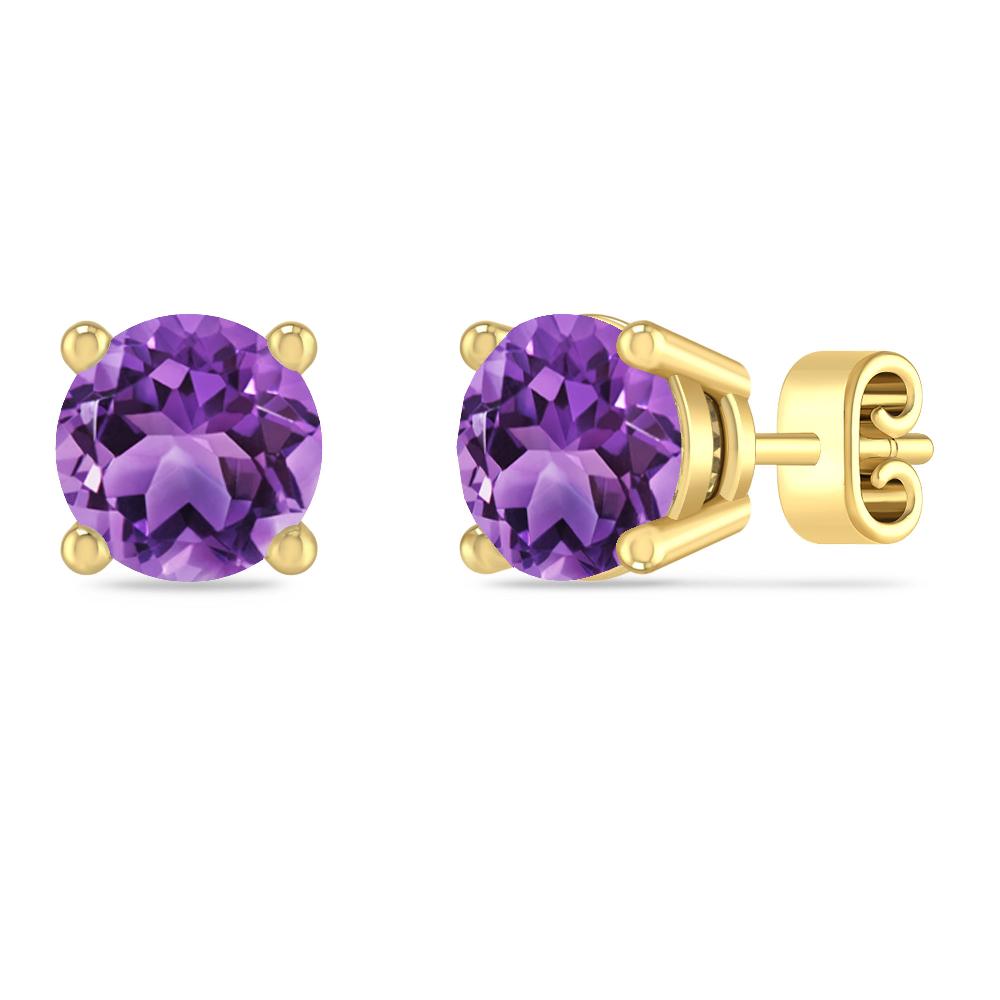 Yellow Gold - Amethyst