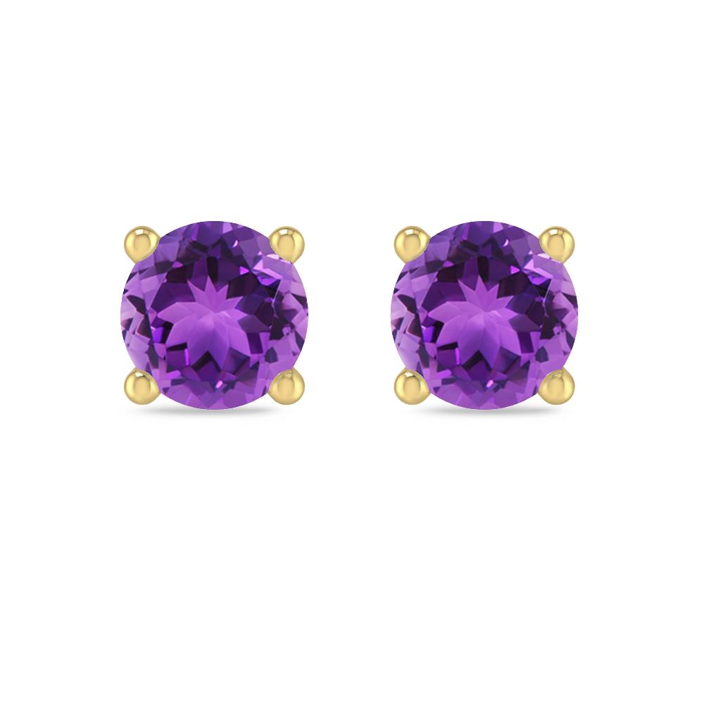 Yellow Gold - Amethyst