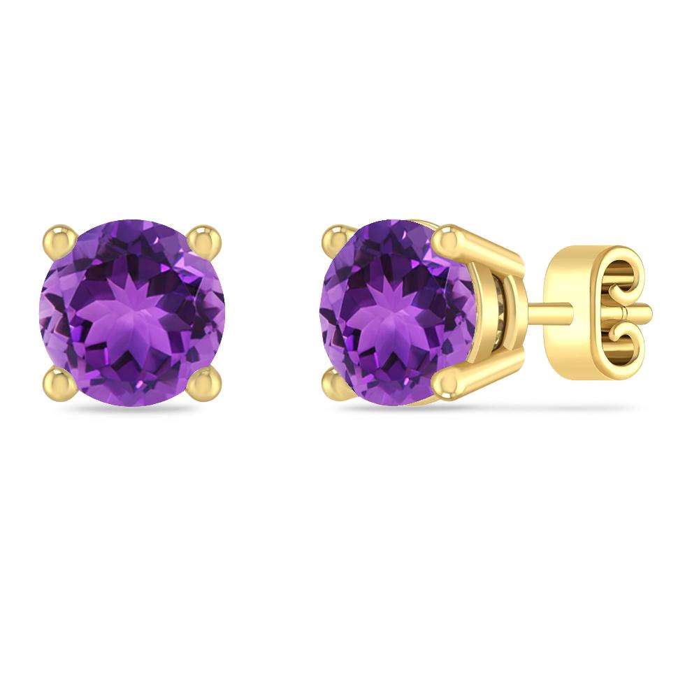 Yellow Gold - Amethyst