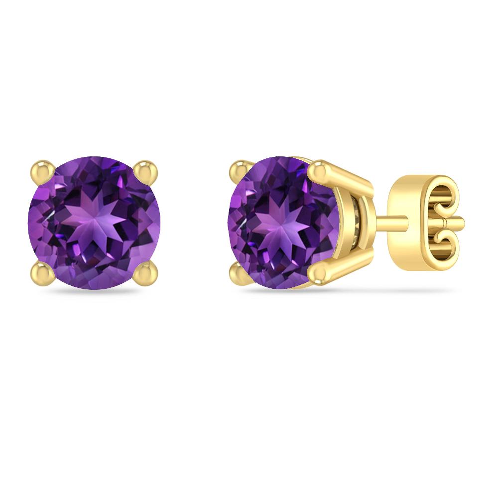 Yellow Gold - Amethyst