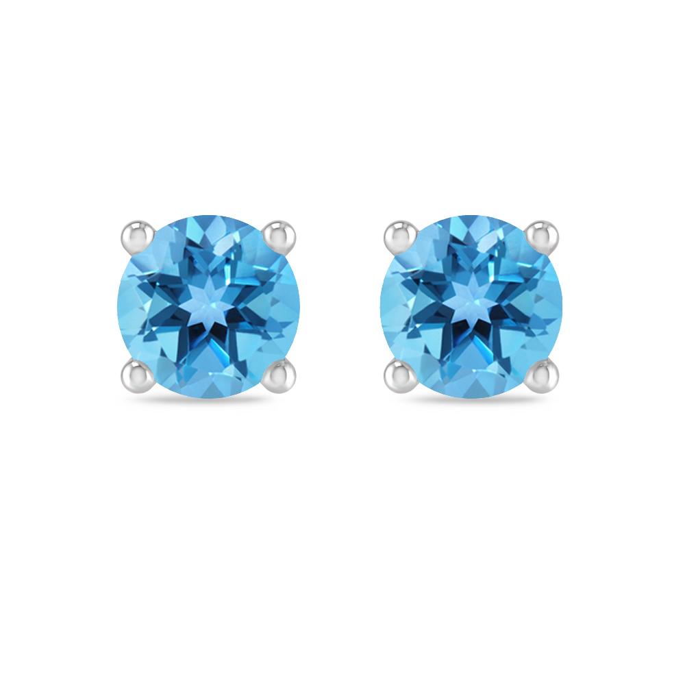 White Gold - Blue Topaz