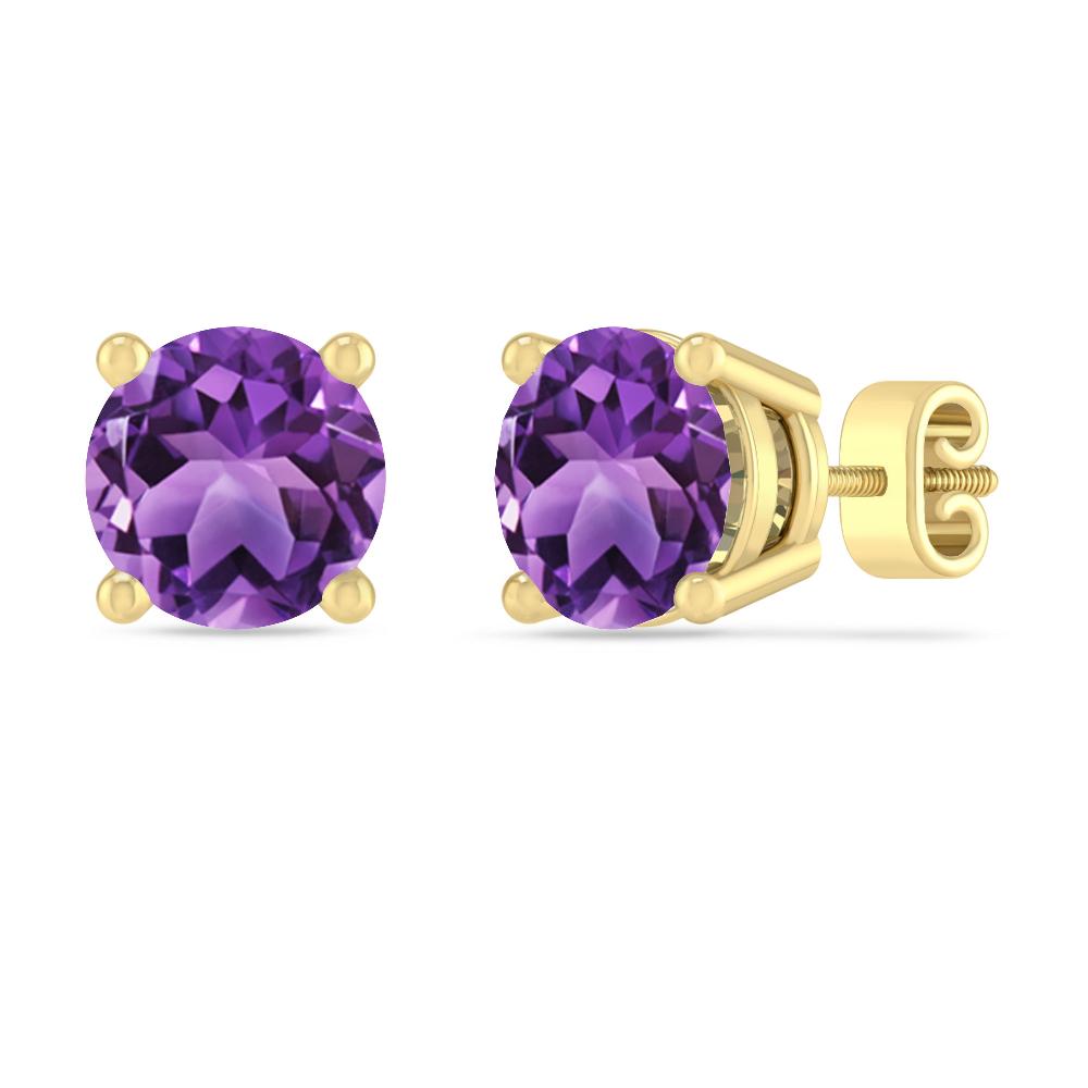 Yellow Gold - Amethyst