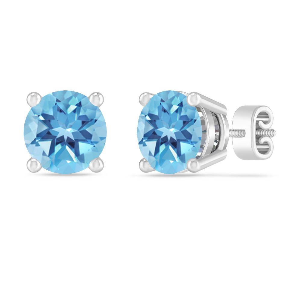 White Gold - Blue Topaz