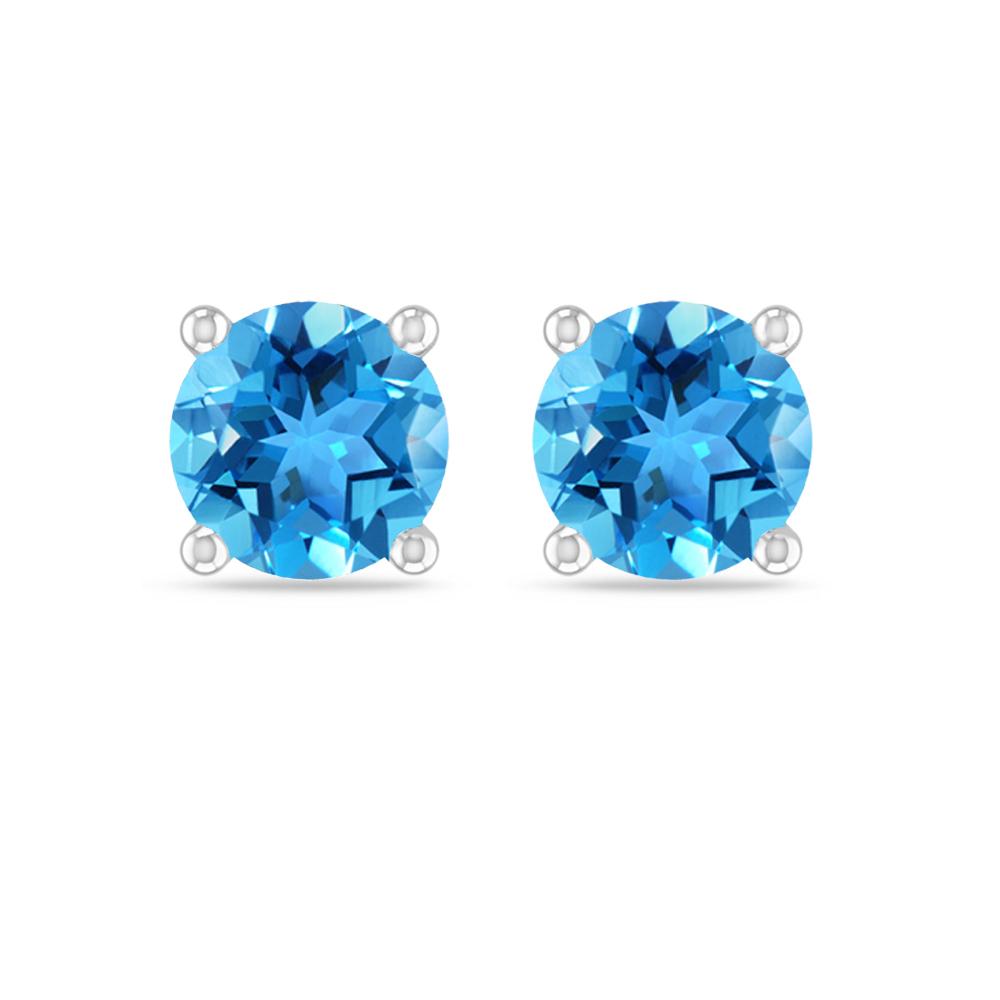 White Gold - Blue Topaz