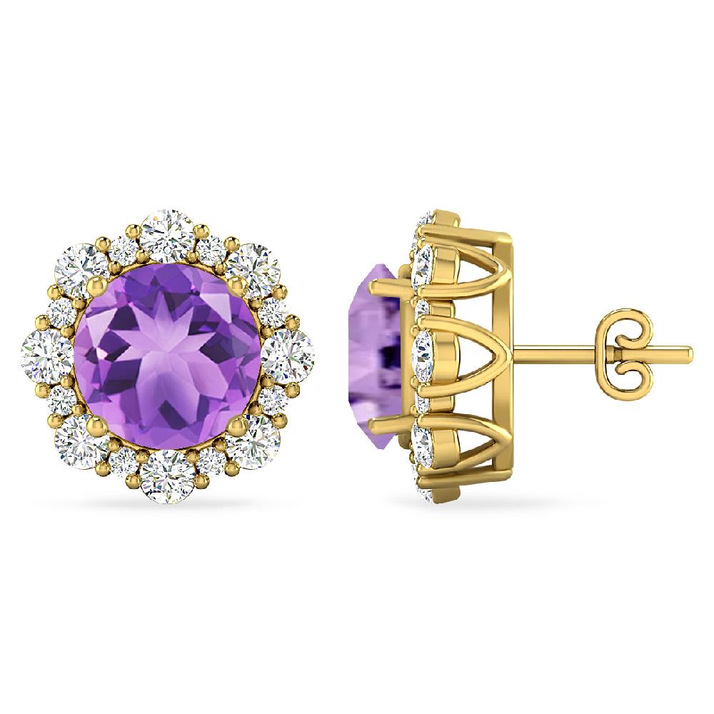 Yellow Gold - Amethyst