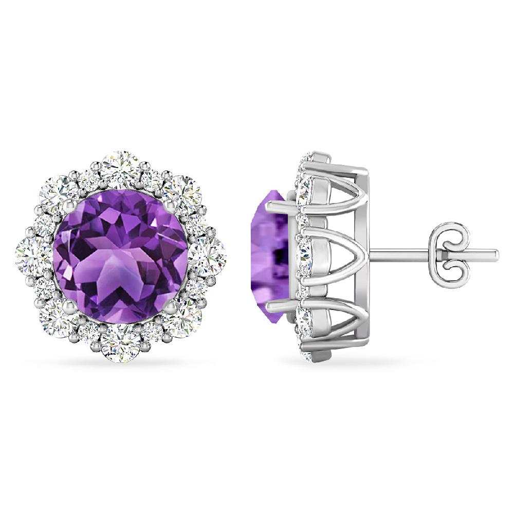 White Gold - Amethyst