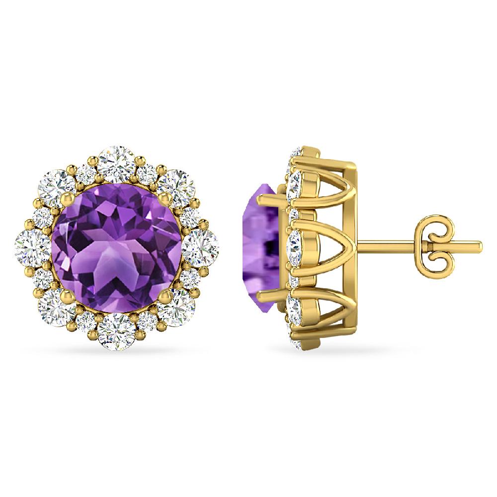 Yellow Gold - Amethyst