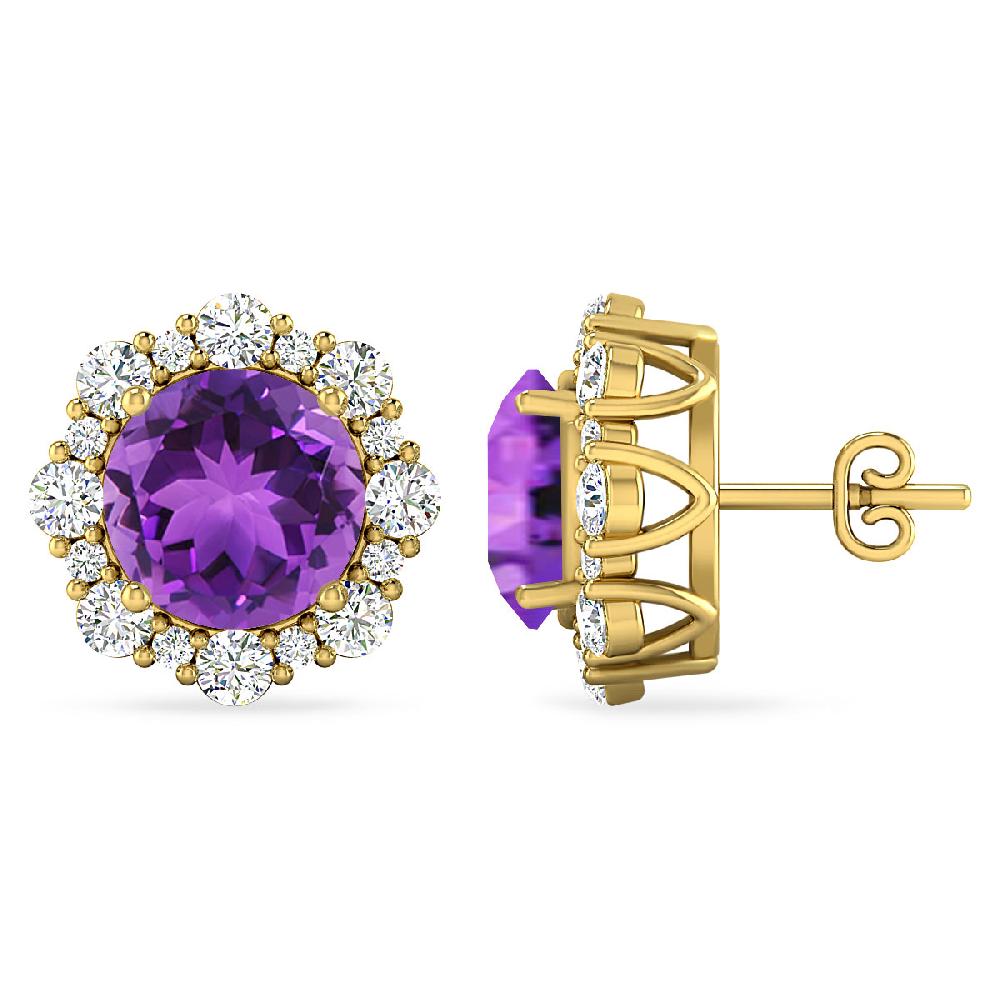 Yellow Gold - Amethyst