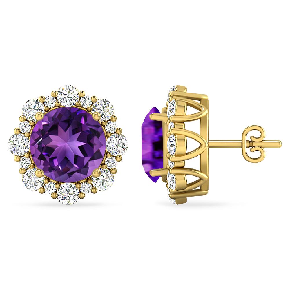 Yellow Gold - Amethyst