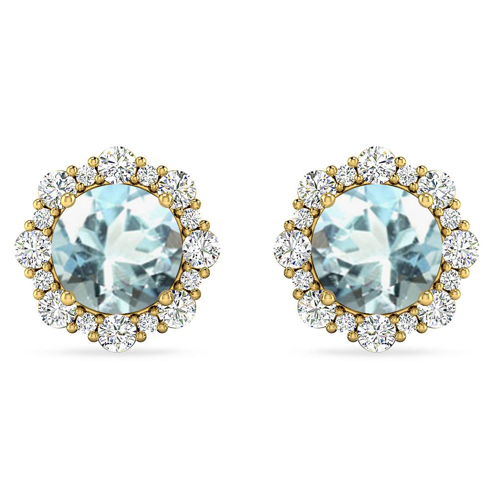 Yellow Gold - Aquamarine