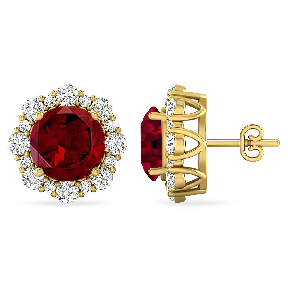 Yellow Gold - Garnet