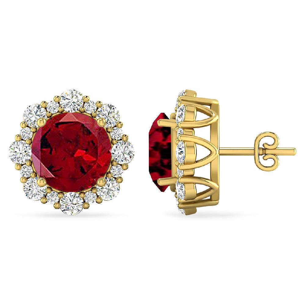 Yellow Gold - Garnet