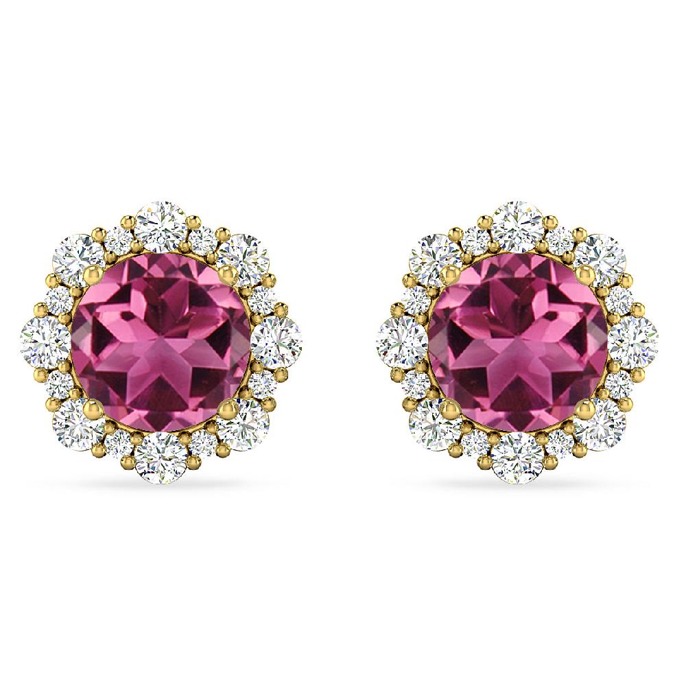 Yellow Gold - Pink Tourmaline