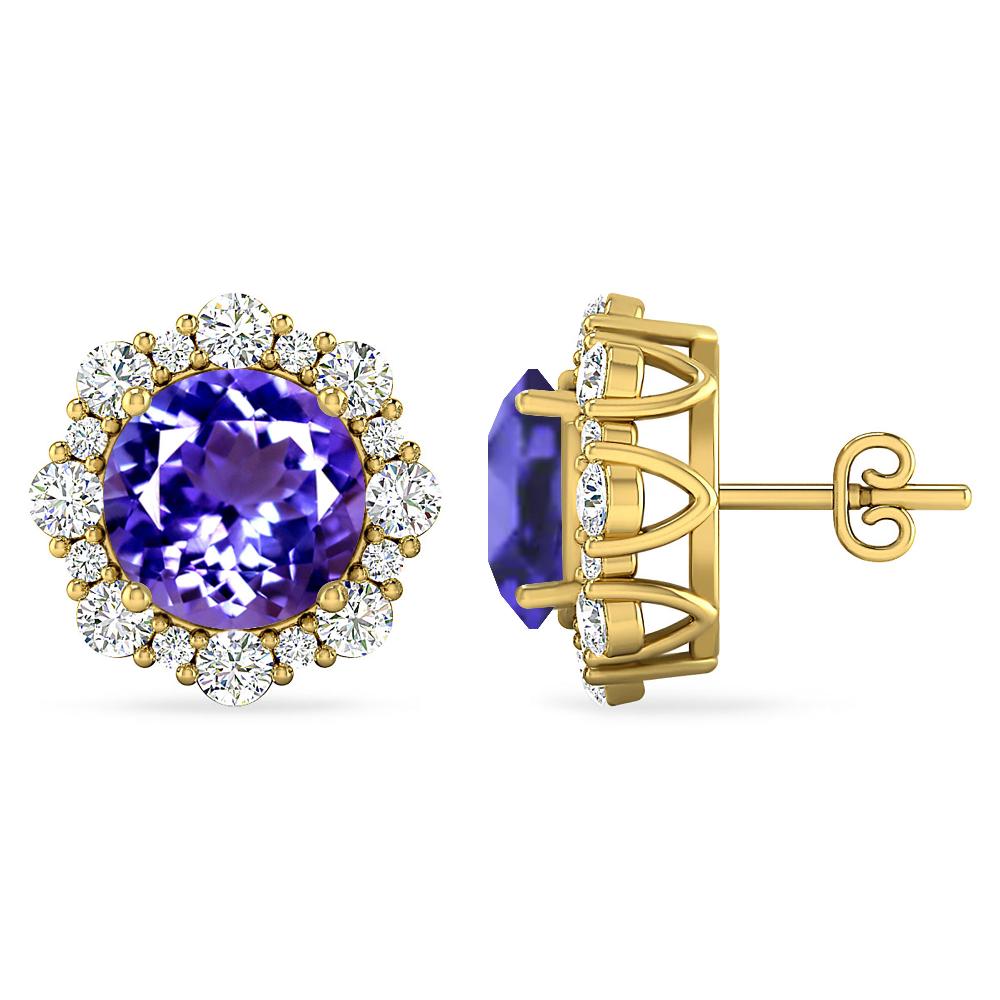 Yellow Gold - Tanzanite