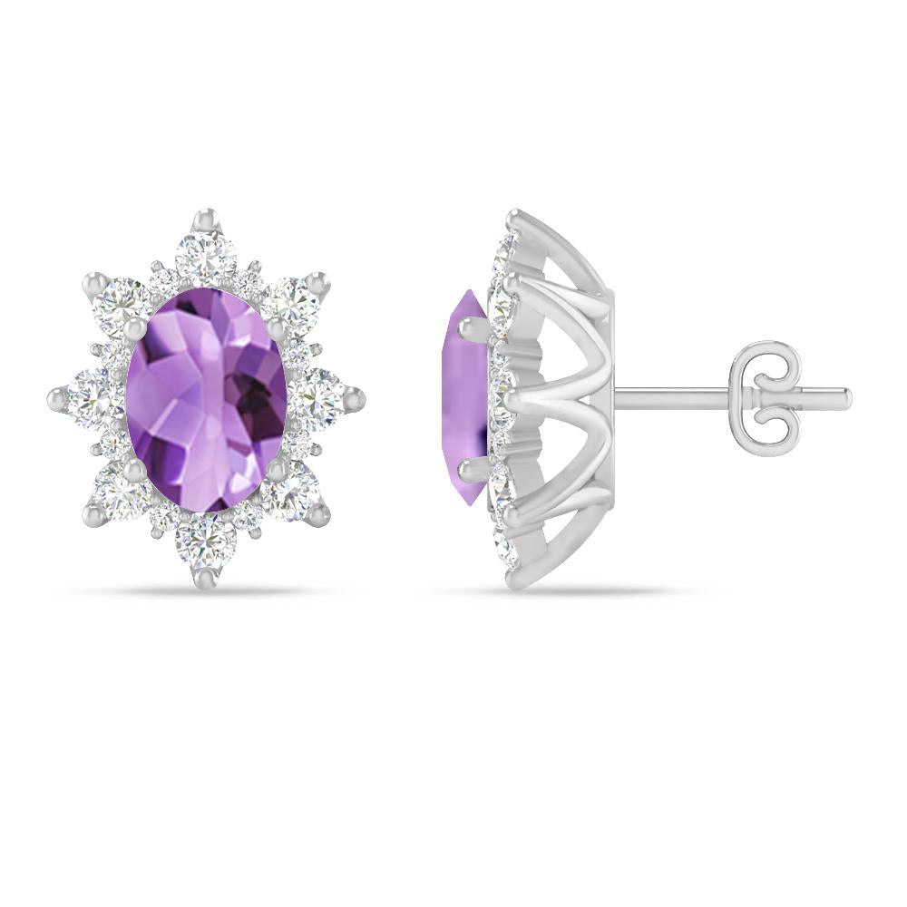 White Gold - Amethyst