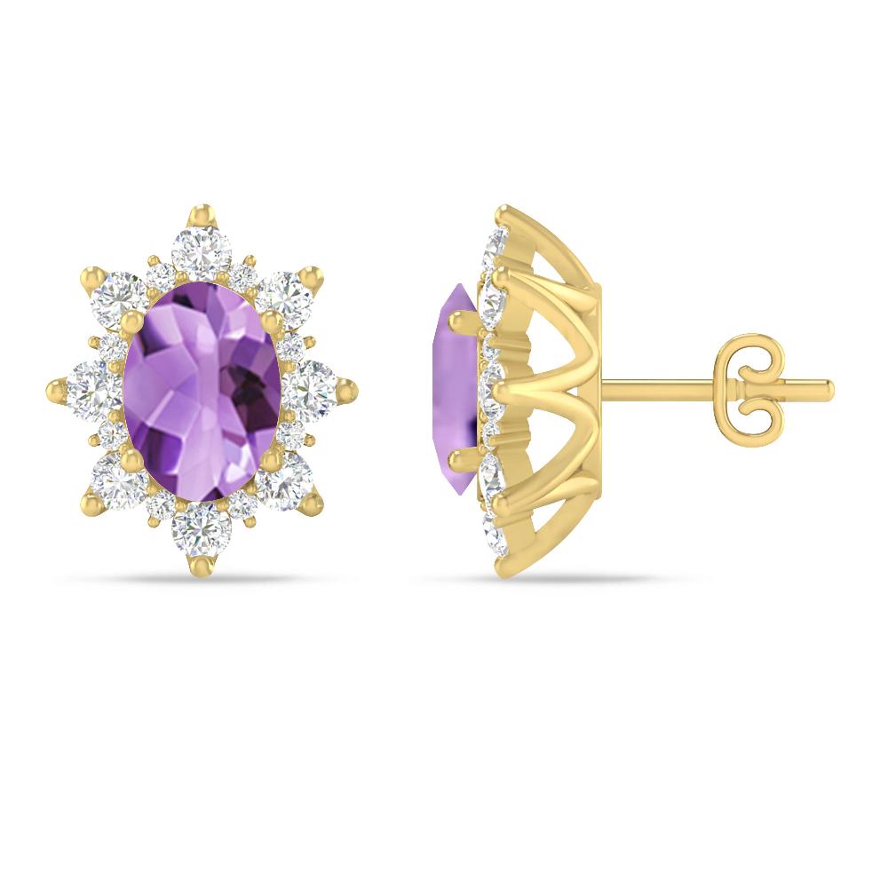 Yellow Gold - Amethyst